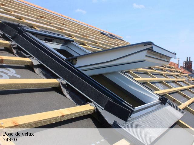 Pose de velux 74350