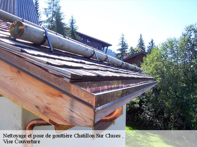 Nettoyage et pose de gouttière  chatillon-sur-cluses-74300 Vise Couverture