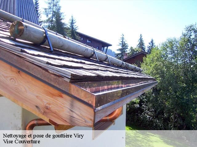 Nettoyage et pose de gouttière viry-74580